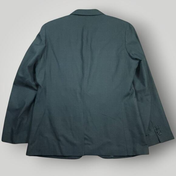 Banana Republic Blazer Sport Coat Mens 42R Tailored Slim Fit Performance Plaid - Picture 3 of 9